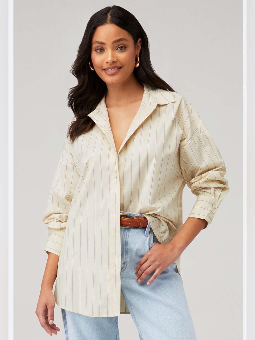 Favorite Daughter The Ex-Boyfriend Oversized Cotton Shirt